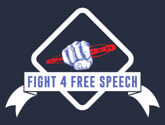 Fight 4 Free Speech  logo design by nona