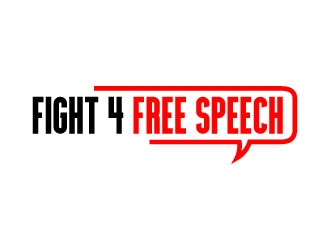 Fight 4 Free Speech  logo design by daywalker