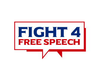 Fight 4 Free Speech  logo design by BeDesign