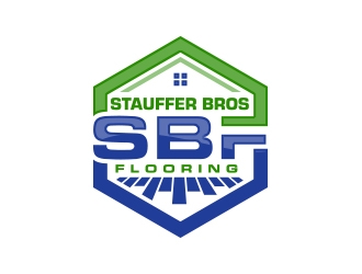 Stauffer Bros Flooring logo design by MarkindDesign