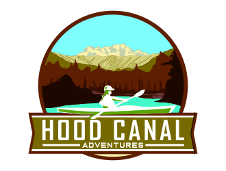 Hood Canal Adventures logo design by Dhieko