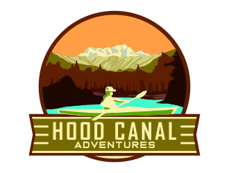 Hood Canal Adventures logo design by Dhieko