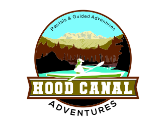 Hood Canal Adventures logo design by done