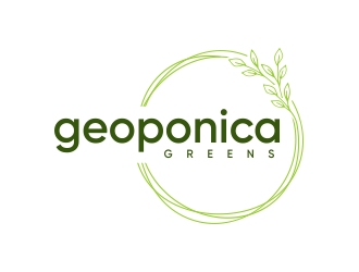 Geoponica Greens  logo design by excelentlogo