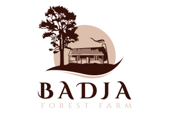 Badja Forest Farm logo design by schiena