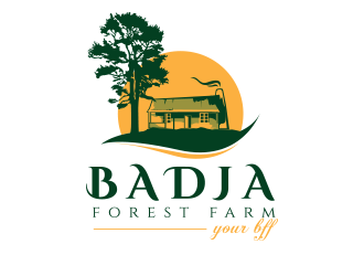 Badja Forest Farm logo design by schiena