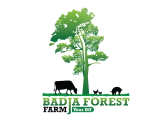 Badja Forest Farm logo design by Eliben