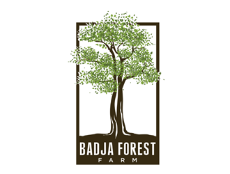 Badja Forest Farm logo design by logolady