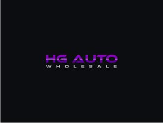 HG AUTO WHOLESALE logo design by elleen