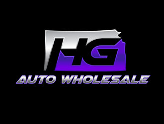 HG AUTO WHOLESALE logo design by megalogos
