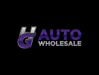 HG AUTO WHOLESALE logo design by fastsev