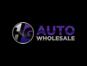 HG AUTO WHOLESALE logo design by fastsev