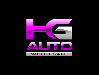 HG AUTO WHOLESALE logo design by imagine