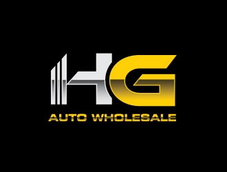 HG AUTO WHOLESALE logo design by limo