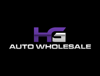 HG AUTO WHOLESALE logo design by lexipej