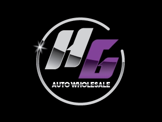 HG AUTO WHOLESALE logo design by limo