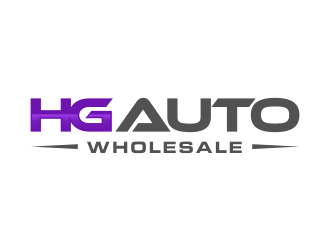 HG AUTO WHOLESALE logo design by pionsign