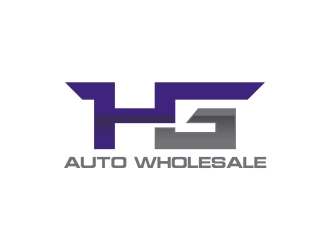 HG AUTO WHOLESALE logo design by rokenrol