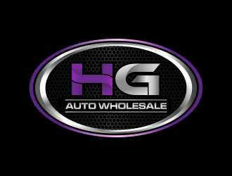 HG AUTO WHOLESALE logo design by mikael