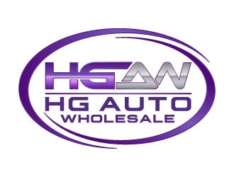 HG AUTO WHOLESALE logo design by arwin21