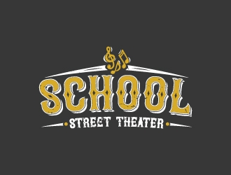 School Street Theater logo design by Wanddesign