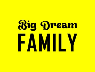 The Big Dream Family logo design by createdesigns