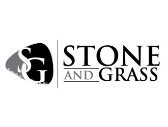 Stone and Grass logo design by shere