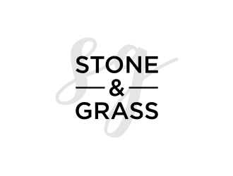 Stone and Grass logo design by rief