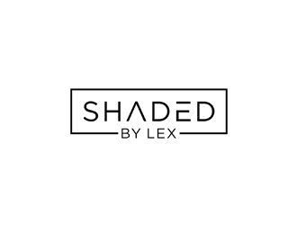 Shaded by Lex logo design by johana