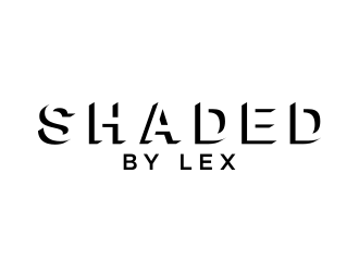 Shaded by Lex logo design by lexipej