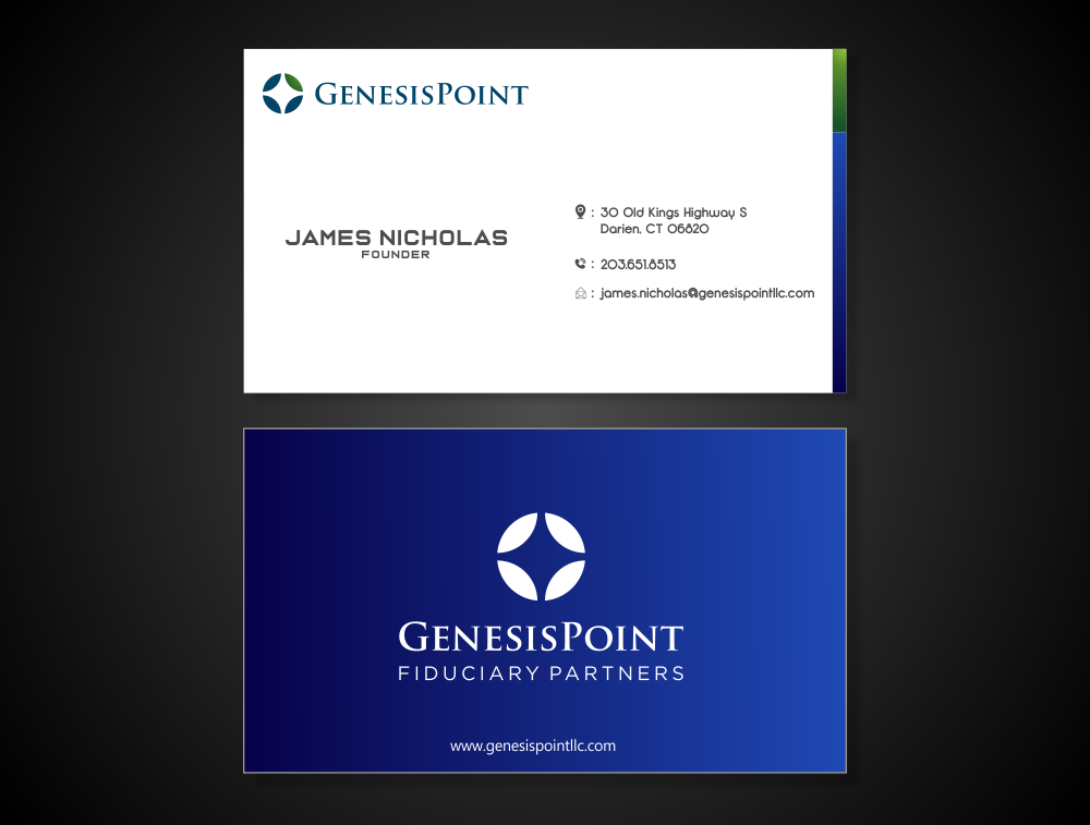 GenesisPoint LLC logo design by Dhieko