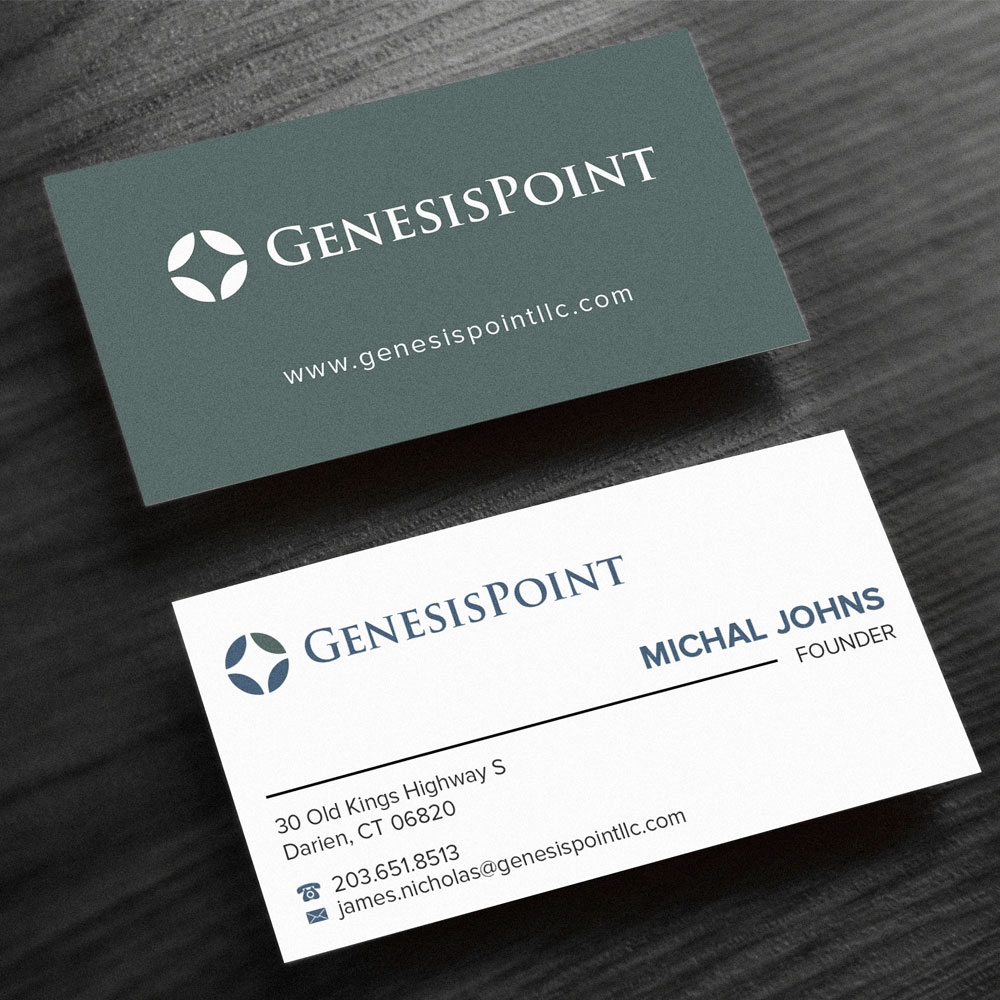 GenesisPoint LLC logo design by moomoo