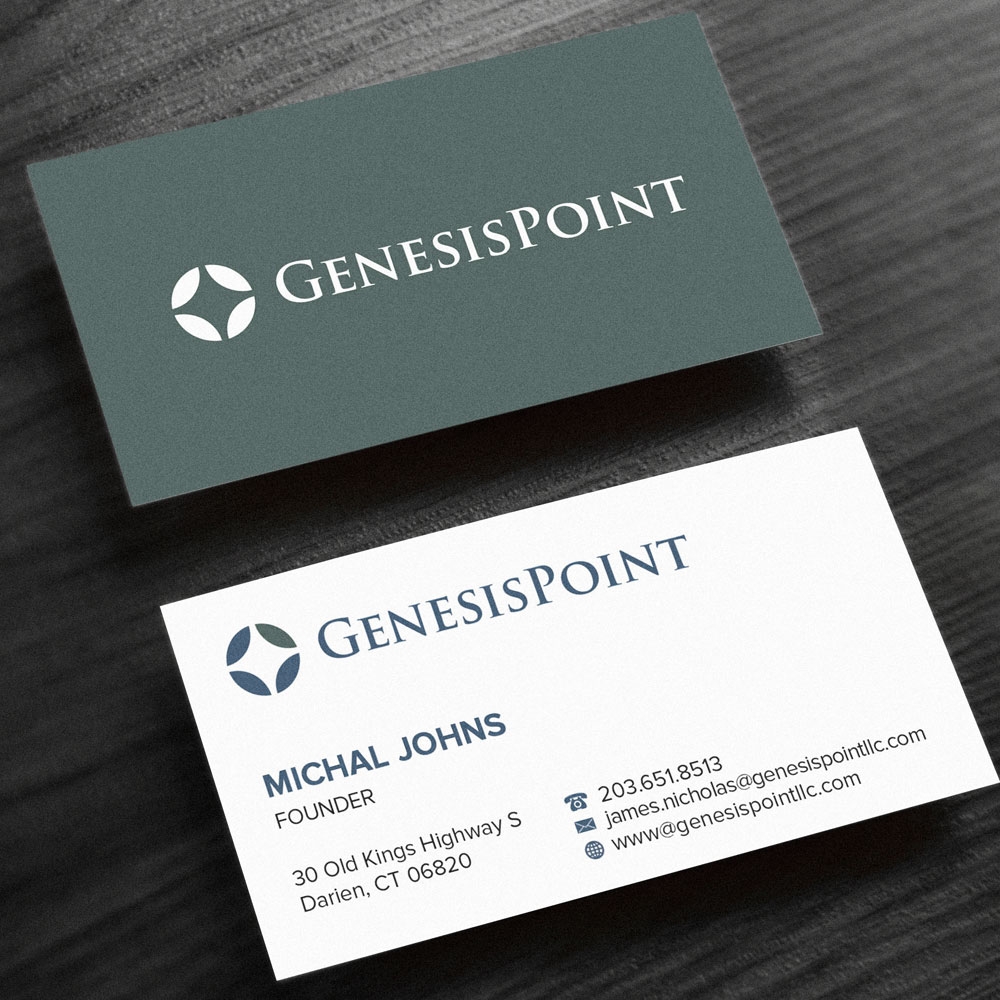GenesisPoint LLC logo design by moomoo