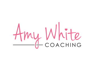 AMY WHITE COACHING logo design by alby