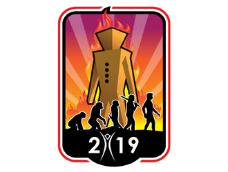 Burning Man 2019 logo design by MAXR
