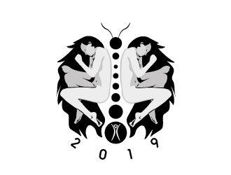 Burning Man 2019 logo design by defeale