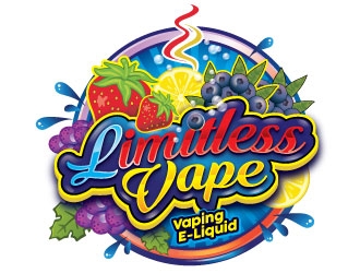Limitless Vape logo design by REDCROW