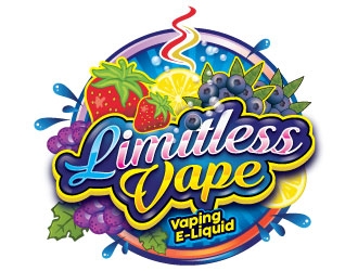 Limitless Vape logo design by REDCROW