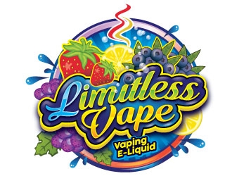 Limitless Vape logo design by REDCROW