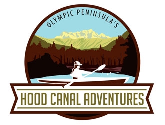 Hood Canal Adventures logo design by shere