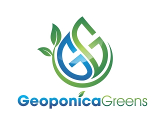 Geoponica Greens  logo design by rokenrol