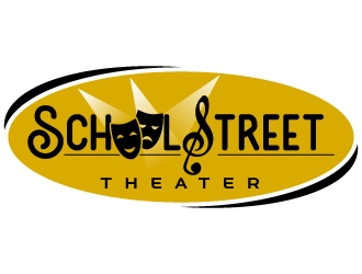 School Street Theater logo design by jaize