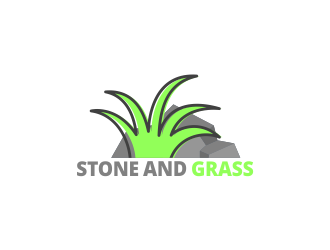 Stone and Grass logo design by Akli