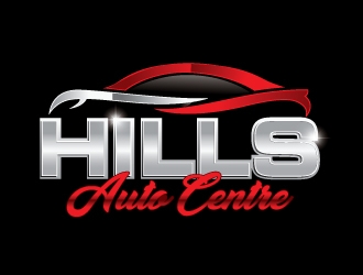 Hills Auto Centre logo design by Suvendu