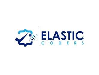 Elastic Coders logo design by uttam