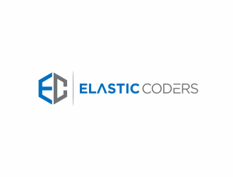 Elastic Coders logo design by agus