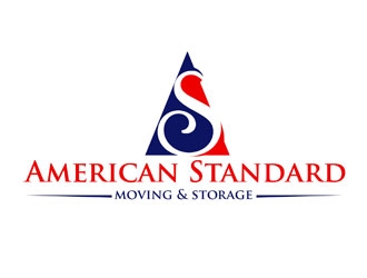 American Standard moving & storage logo design by frontrunner
