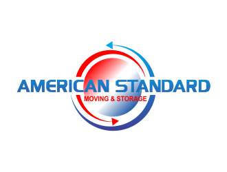 American Standard moving & storage logo design by giphone