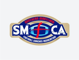 Southern Maryland Football Coaches Association logo design by Bl_lue