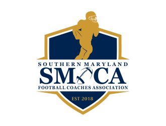 Southern Maryland Football Coaches Association logo design by beejo